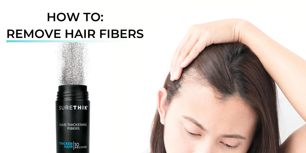 How to remove hair fibers?