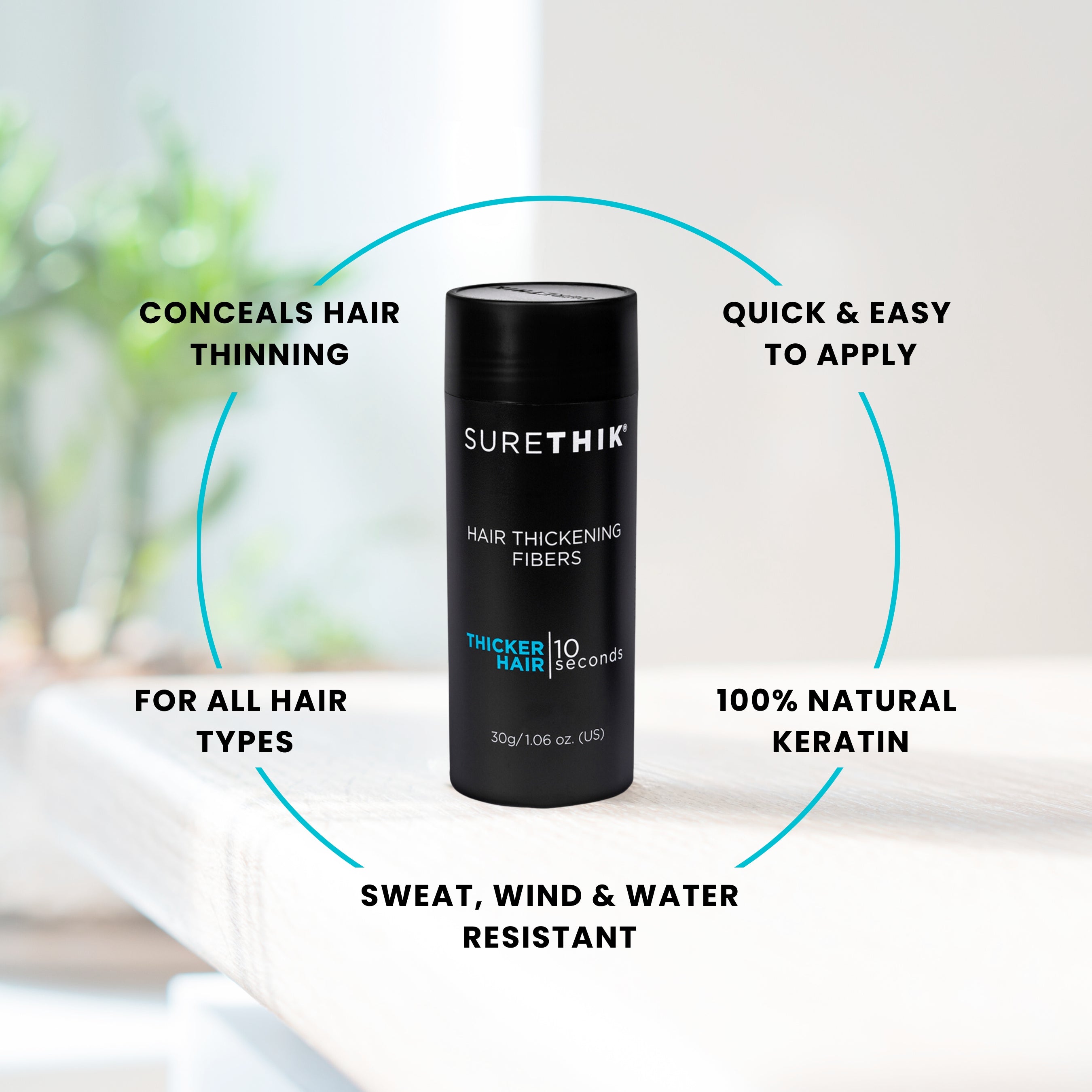 SureThik Hair Thickening Fibers (30g / 1.06oz)