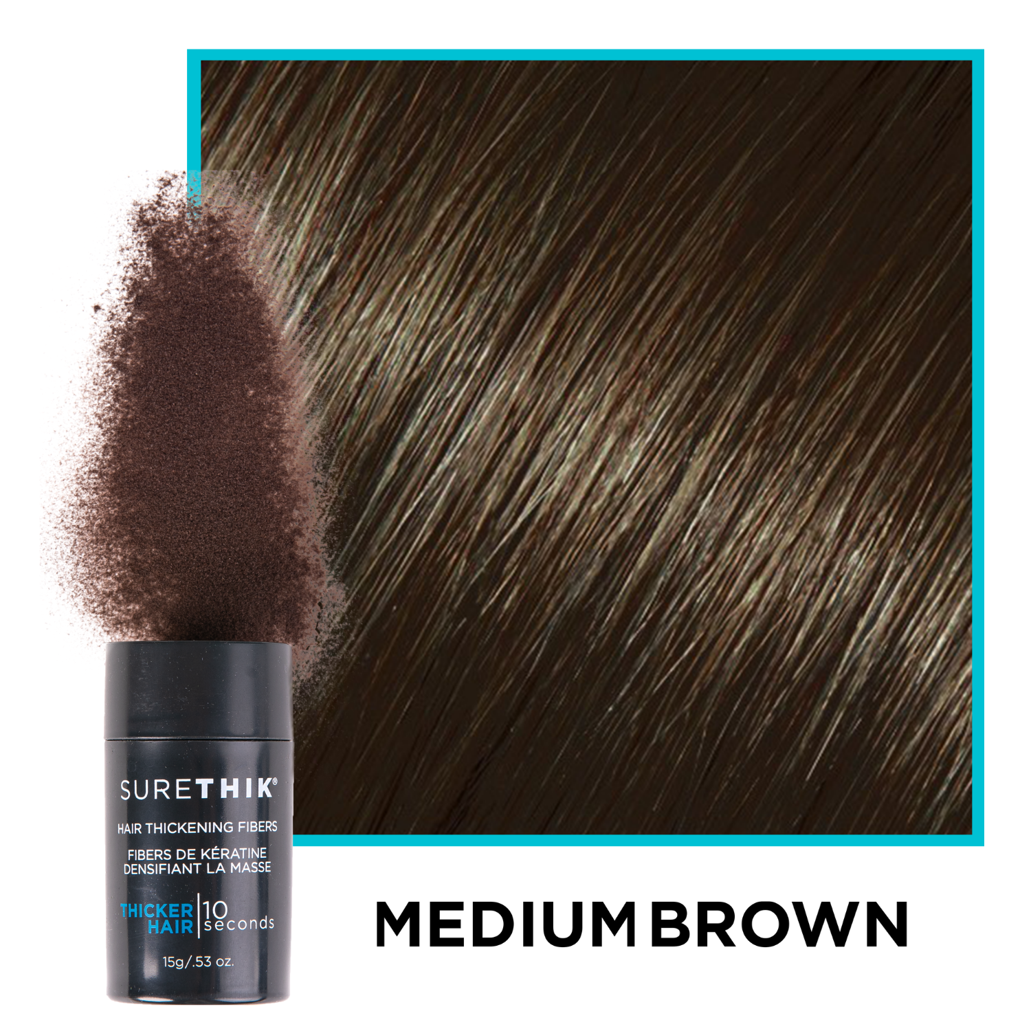 Hair Thickening Fibers (15g) + Application Tools (31% SAVINGS)
